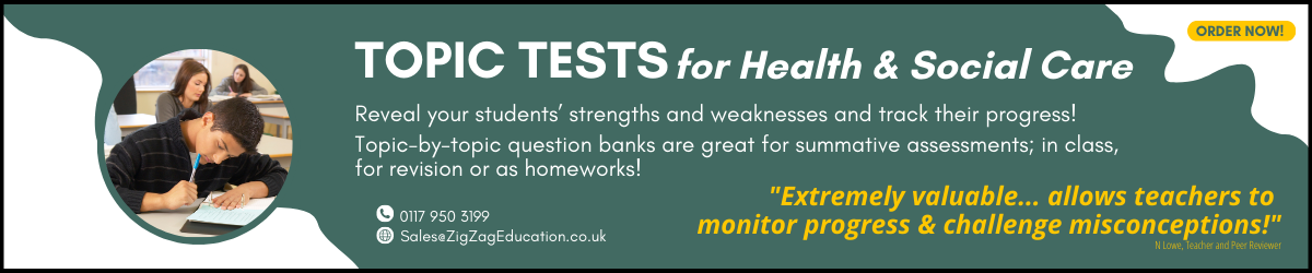 Topic Tests for Health and Social Care