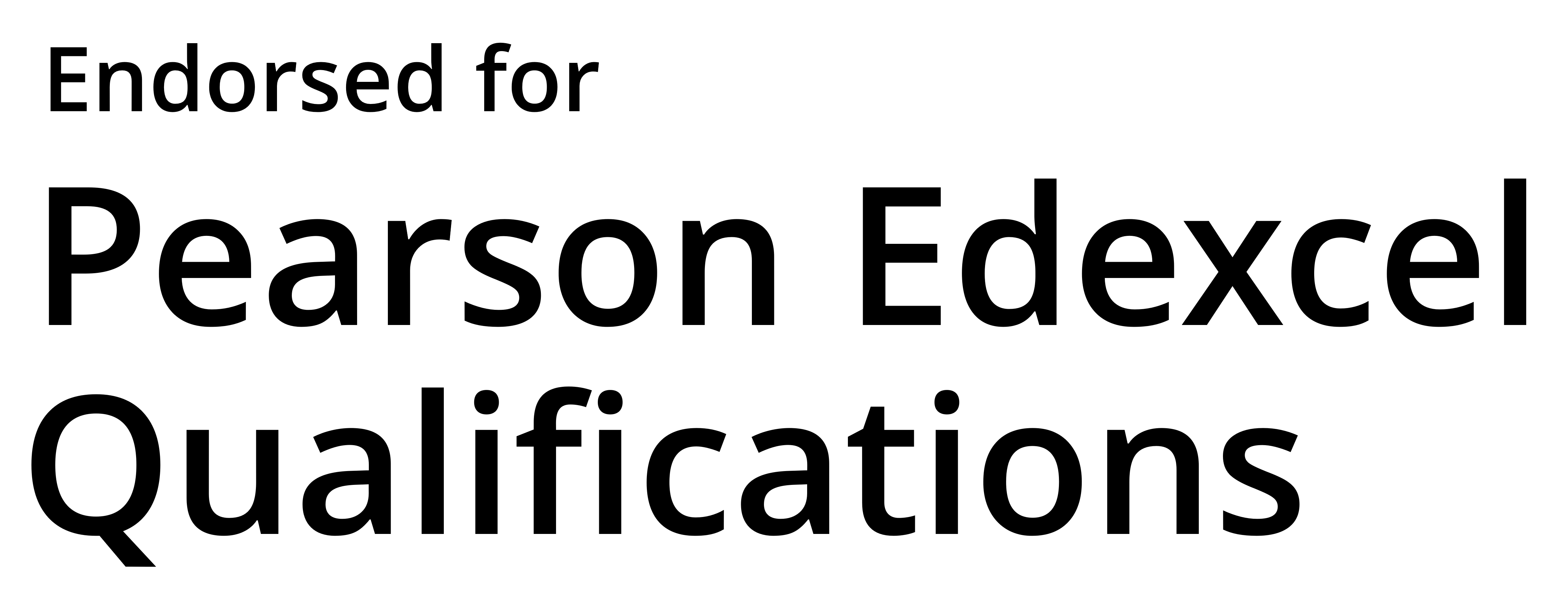 Endorsed for Pearson Edexcel Qualifications