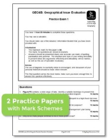 exam paper and teacher booklet samples
