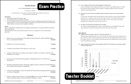 exam paper and teacher booklet samples